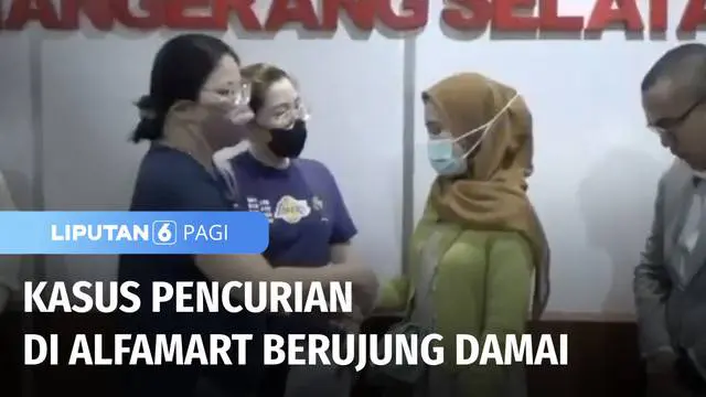 Setelah dilaporkan ke Kepolisian, kasus pencurian cokelat dan shampoo di Alfamart oleh seorang perempuan paruh baya akhirnya berujung damai. Di depan polisi, terlapor mengakui kesalahannya serta meminta maaf.