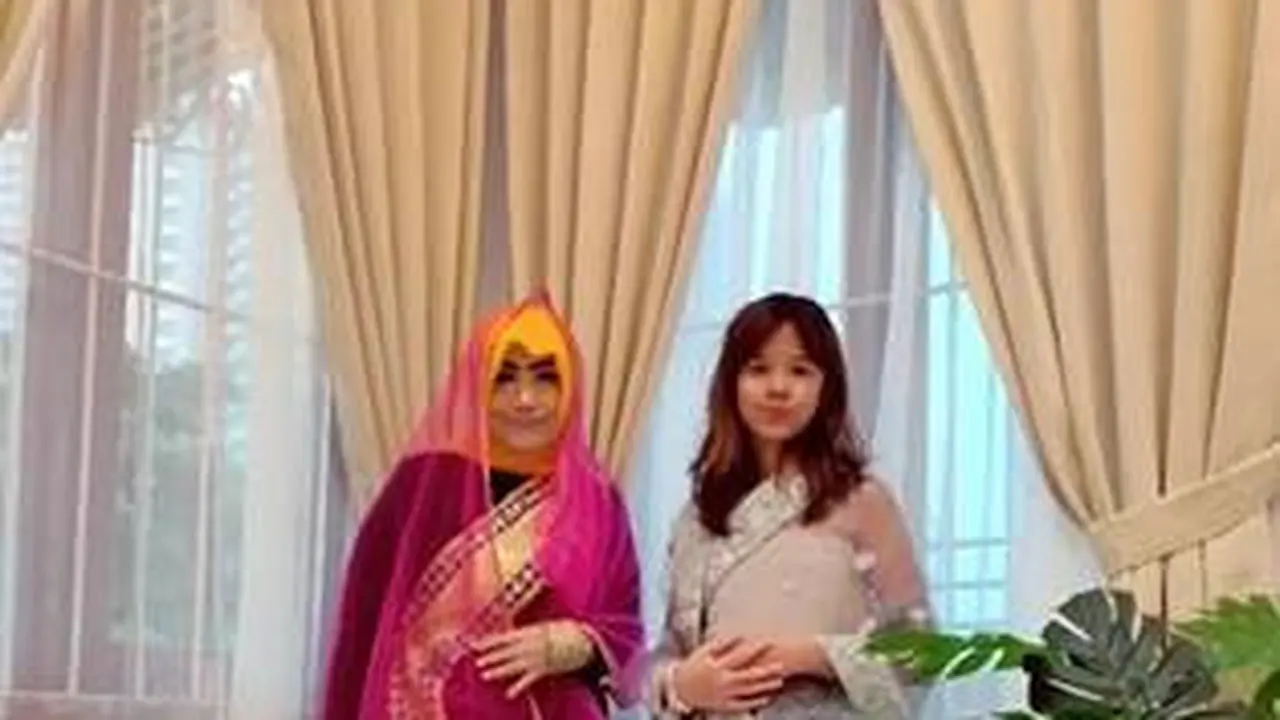 Viral, Gaya Shafeea Ahmad Putri Ahmad Dhani Pakai Busana India Ini Tuai Pujian