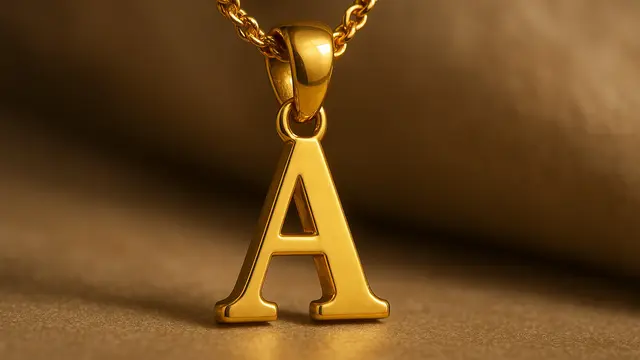 Liontin Inisial yang Personal dan Unik (sumber: AI)