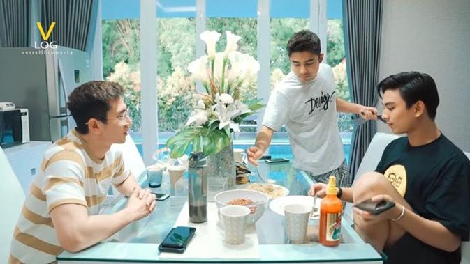 6 Potret Dapur Verrell Bramasta, Berkonsep Minimalis Modern (sumber: YouTube VRL Bramasta)
