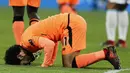 6. Mohamed Salah (Liverpool) - 7 Gol. (AP/Kirsty Wigglesworth)