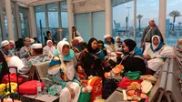 Jemaah Haji Indonesia yang akan pulang ke Tanah Air. Dok Daker Bandara