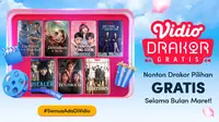 Daftar drama Korea gratis yang tayang di platform streaming Vidio sepanjang Maret 2021. (Dok. Vidio)