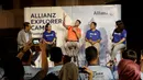 Legenda Bayern Munchen, Martin Demichelis, saat jumpa pers di Kawasan Kuningan, Jakarta, Senin (24/6/2019). Delapan anak Indonesia terpilih untuk mengikuti Allianz Explorer Camp 2019 di Jerman dan Singapura. (Bola.com/M Iqbal Ichsan)