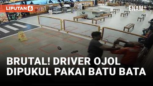 VIDEO: Viral! Driver Ojol Dipukul Pakai Batu Bata