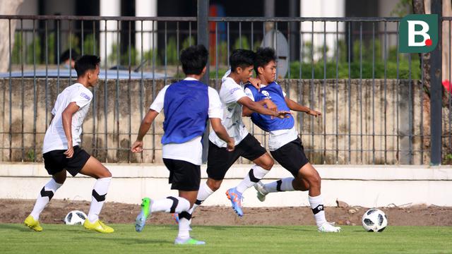 Latihan Timnas Indonesia U-17