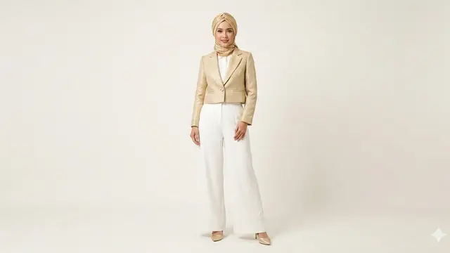Ide Outfit Lebaran untuk Tubuh Petite agar Terlihat Proporsional. Gemini
