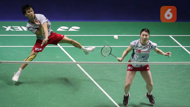 Foto: Tumbangkan Wakil Korea Selatan, Yuta Watanabe/Arisa Higashino Melangkah ke Final Indonesia Open 2022
