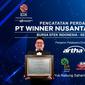 Pencatatan perdana saham PT Winner Nusantara Jaya Tbk (WINR), Senin (25/4/2022) (Foto: BEI)