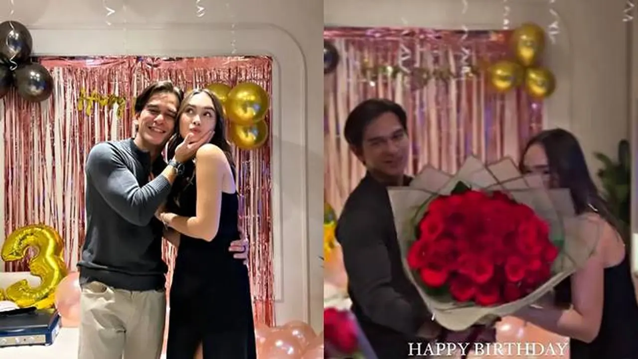 Dihadiri Rangga Azof, Ini 7 Momen Kejutan Ulang Tahun Caitlin Halderman ke-23 Tahun