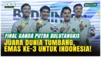 Ganda putra Indonesia, Sabar Karyaman Gutama/Moh. Reza Pahlevi Isfahani, sukses mempersembahkan medali emas ketiga untuk bulutangkis Indonesia di SEA Games 2025 Thailand. Mereka tampil impresif dengan menumbangkan pasangan juara dunia asal Malaysia, ...