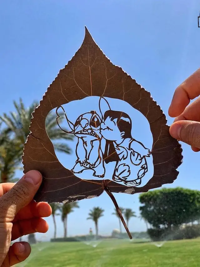 Seniman Ini Buat Adegan Ikonik di Daun dengan Teknik Kirigami, 7 Hasilnya Mengagumkan