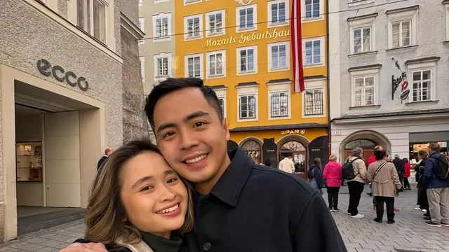 Wujudkan Impian, Ini 7 Potret Gritte Agatha dan Suami Bulan Madu ke Swiss