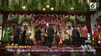 Beragam menu khas Solo Jawa Tengah dari cambuk rambak hingga tengkleng hadir di resepsi pernikahan Kahiyang Ayu dan Bobby Nasution.