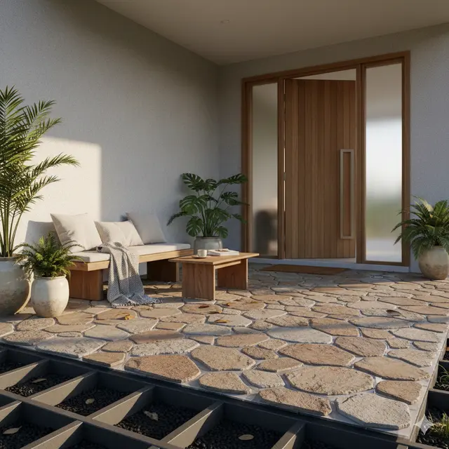Model Teras Rumah Tanpa Cor
