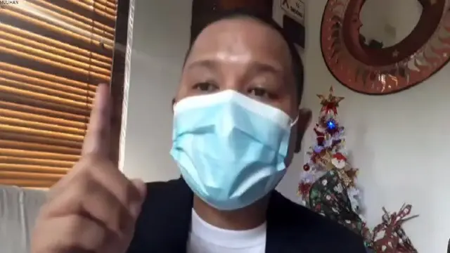 Ronald Sitanggang menceritakan bahwa dirinya sempat mengalami kritis karena COVID-19 (Tangkapan Layar Youtube BNPB Indonesia)
