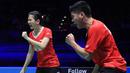 Pasangan ganda campuran Indonesia, Praveen Jordan/Debby Susanto, berhasil menjadi juara All England 2016. (PBSI/Nafielah)