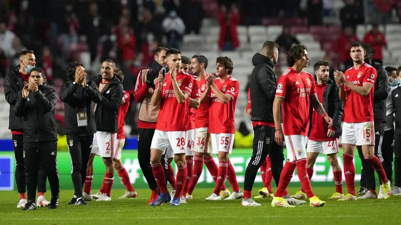 FOTO: Taklukkan Dynamo Kyiv, Benfica Lolos ke Babak 16 Besar Liga Champions