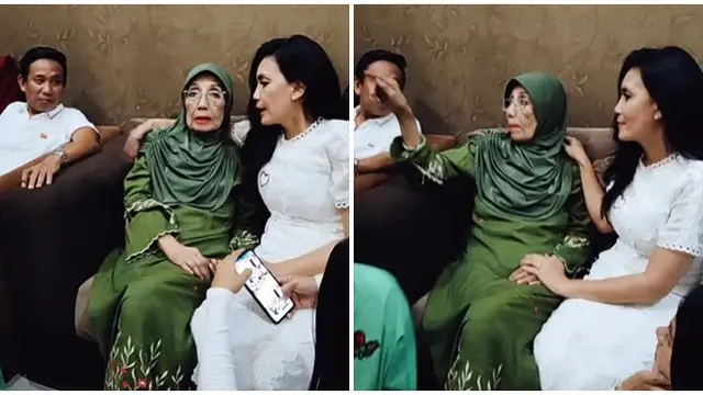 6 Momen Nani Wijaya Dijenguk Pemain Sinetron TBNH dan Bajaj Bajuri, Lepas Rindu