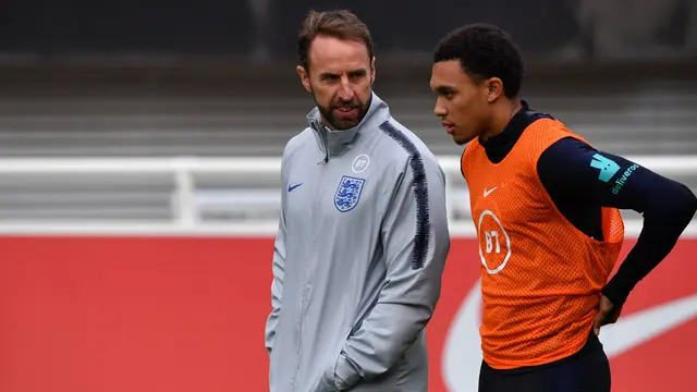 Intip Latihan Inggris Jelang Hadapi Bulgaria di Kualifikasi Euro 2020