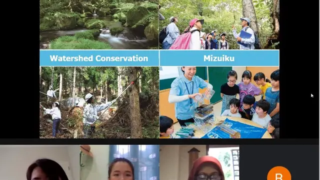 Diskusi media virtual program Mizuiku