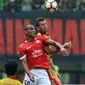 Penyerang Persija Jakarta, Bruno da Silva Lopes, beraksi pada laga Liga 1 melawan Mitra Kukar di Stadion Patriot, Bekasi, Minggu (14/5/2017). (Liputan6.com/Helmi Fithriansyah)