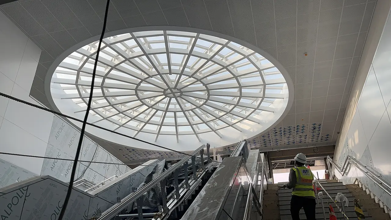 Menelusuri Stasiun MRT Monas pada Rabu (22/7/2026). (Liputan6.com/Winda Nelfira).