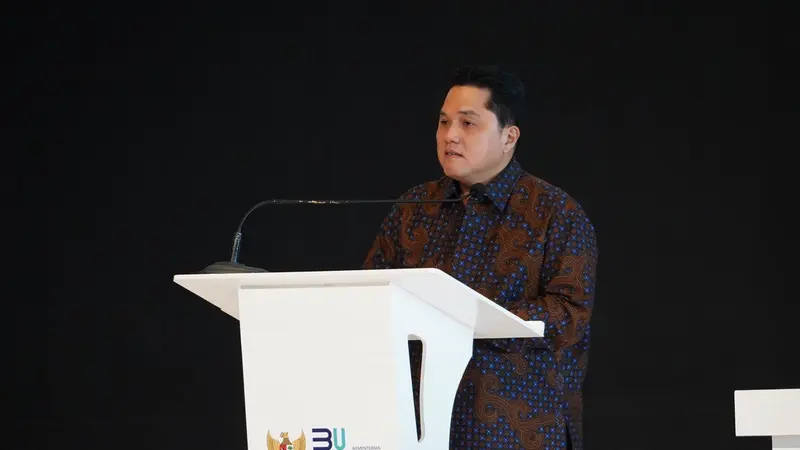 Menteri BUMN Erick Thohir meresmikan Bali Beach Convention di Kawasan Ekonomi Khusus (KEK) Sanur, Bali