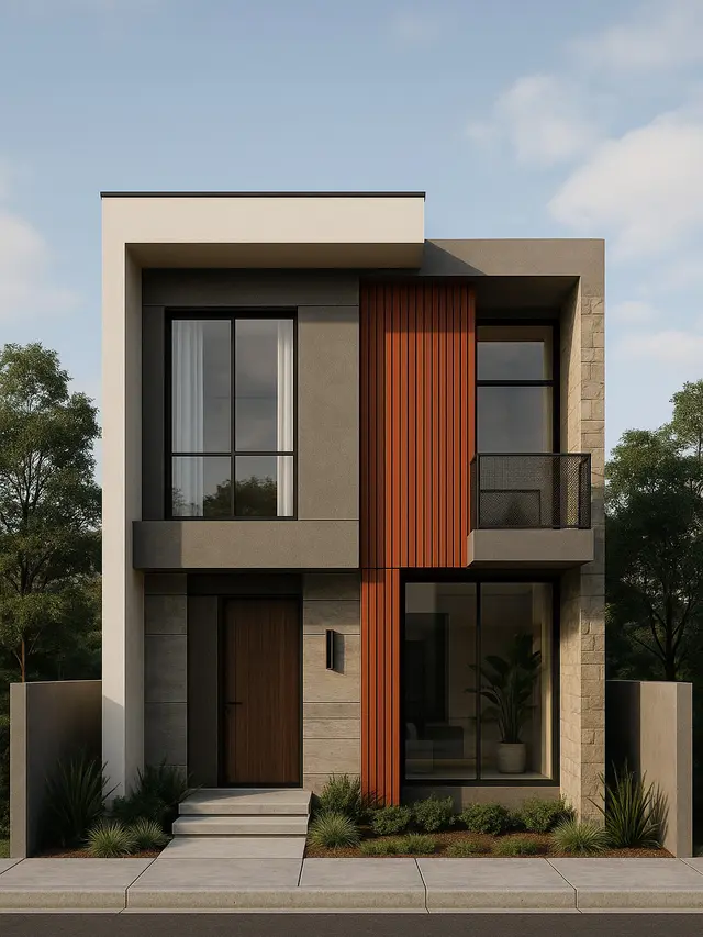 Desain Rumah 6x10 Atap Datar