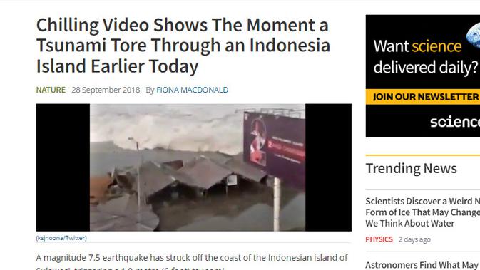 <p>Penelusuran klaim video tsunami setelah gempa Turki</p>