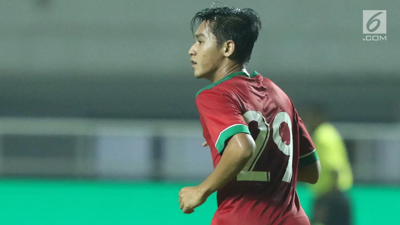 Gelandang Timnas Indonesia dan Mitra Kukar, Septian David Maulana,