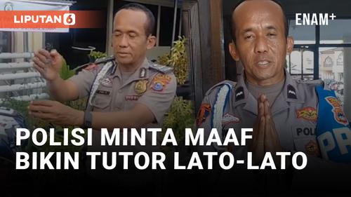 VIDEO: Anggota Polisi Minta Maaf Usai Bikin Video Tutorial Main Lato-lato