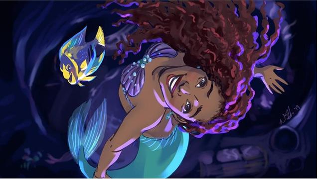 7 Ilustrasi Netizen Saat Halle Bailey Perankan Ariel 'The Little Mermaid', Cantik Nan Eksotis
