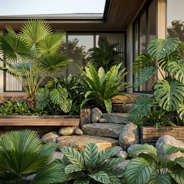 Model Taman Mini Tanpa Pagar