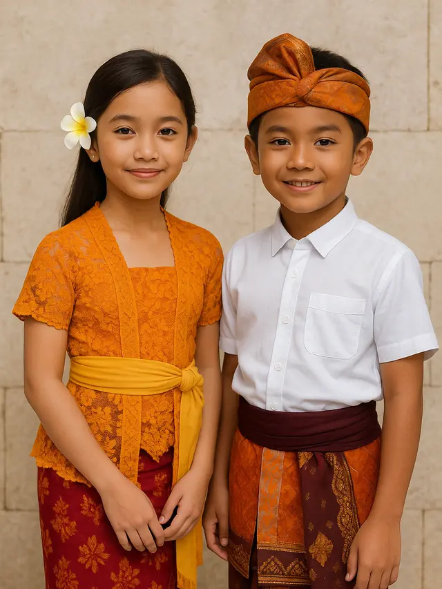 Baju Adat Bali: Cerah, Penuh Warna dan Semangat (Foto: Rizka Nur Laily via ChatGPT)