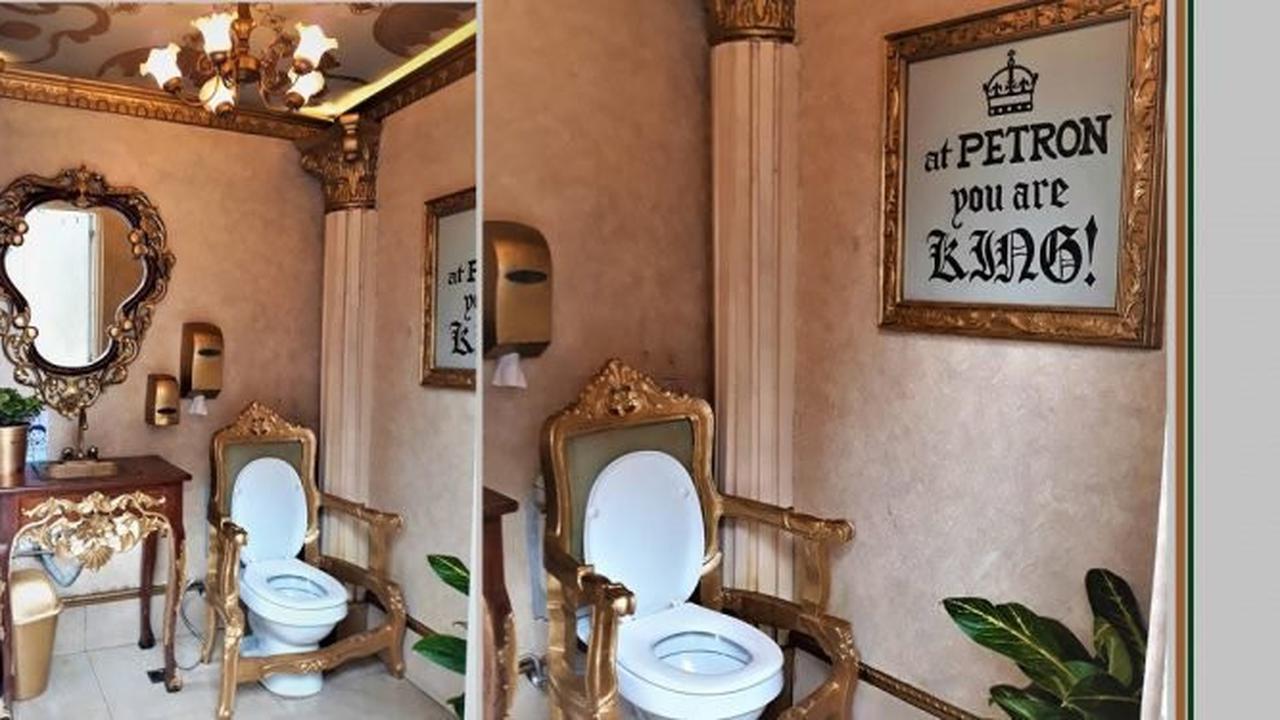 Mengaggumkan, Toilet Kerajaan Ada Di Pom Bensin