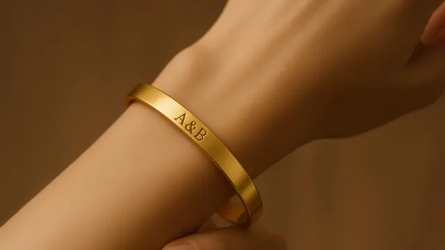 Tren Gelang Emas 24 Karat Desain Minimalis