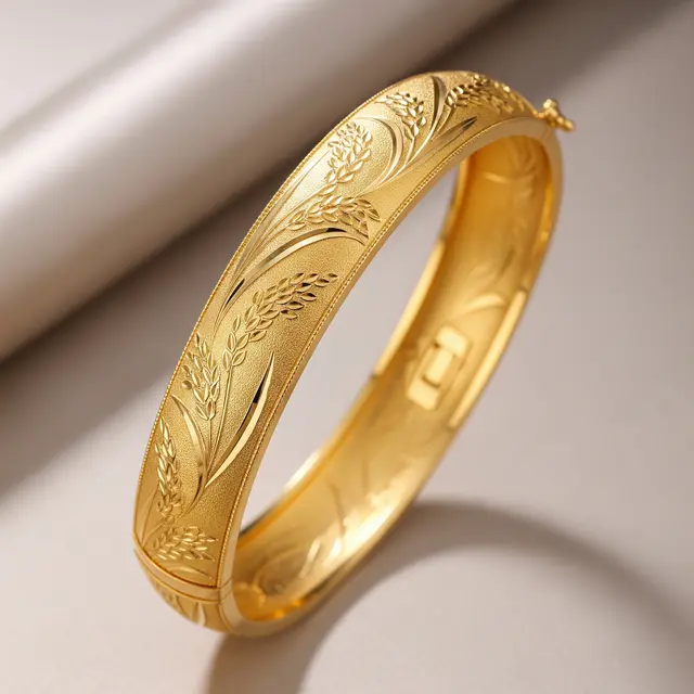Model Gelang Emas Ukir yang Cocok Jadi Tabungan Emas