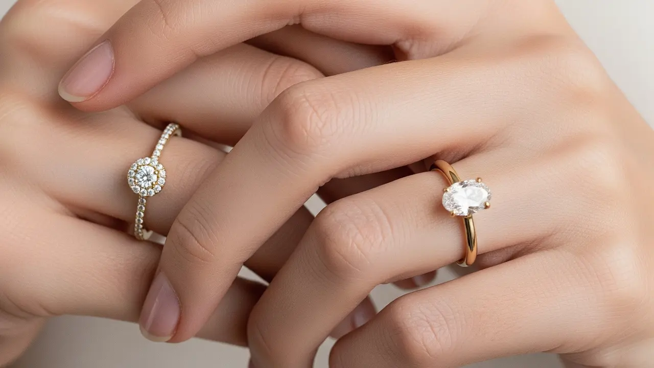 8 Cincin Emas Diamond untuk Tampilan Elegan di Jari Tangan