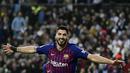 9. Luis Suárez – 125 gol: Penyerang yang didatangkan dari Liverpool demi gantikan peran David Villa di Barcelona. Total hingga Februari 2019, Suarez mencetak 125 gol bersama Barcelona. (BCWGlobal)