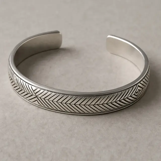Model Gelang Perak yang Timeless (Foto: ChatGPT)