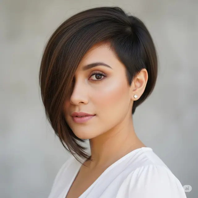 Model Rambut Pendek Emak-Emak. Foto: Gemini