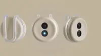 Action cam Benjamin Button berbentuk seperti clip-on. (Doc: Wareable)