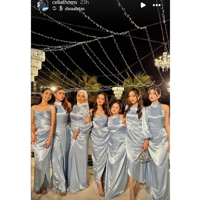 6 Potret Bridesmaids Salshabilla Adriani