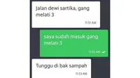 Chat Kocak Ojek Online Saat Disuruh Menunggu Ini Bikin Cengar- Cengir (sumber:Instagram/dramaojol.id).