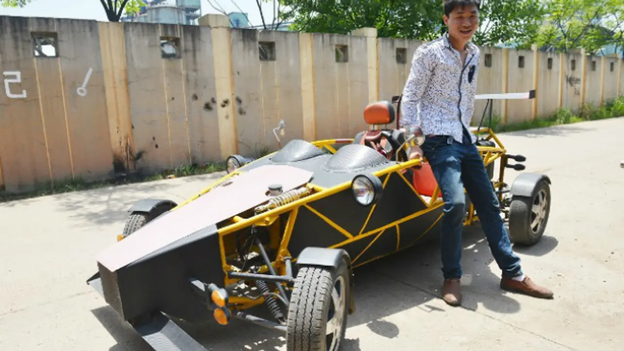 Keren, Prakarya Mobil Balap Tercipta Dalam 21 Hari