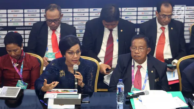 Paparkan RAPBN 2019, Menteri Kabinet Kerja Kompak Duduk Bersama