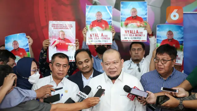 Pendaftaran dan Penyerahan Berkas Bakal Calon Ketua Umum PSSI, AA LaNyalla Mahmud Mattalitti