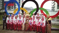 Seperti apa penampakan kain tapis Lampung yang memukau banyak orang di Olimpiade Rio 2016? Lihat di sini.