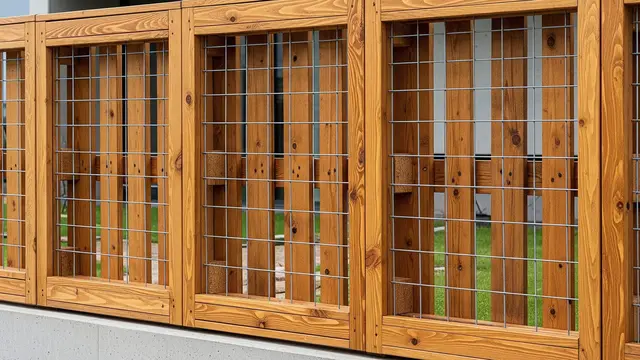Model Pagar Rumah dari Kayu dan Kawat yang Murah